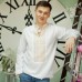 Embroidered shirt "White Desert"