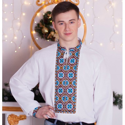 Embroidered shirt "Saphire"