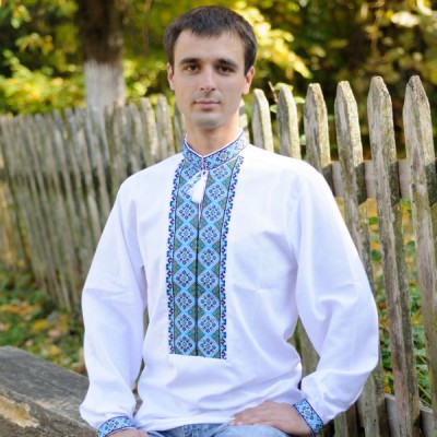 Embroidered shirt "Svyatoslav"
