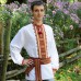 Embroidered shirt "Scarlet Autumn"