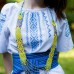 Embroidered blouse "Peaceful Sky"