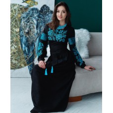 Embroidered Evening Dress "Cheeky Lady"