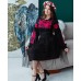 Embroidered Boho Dress "Coquette"