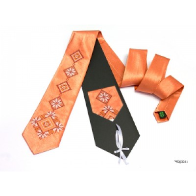 Embroidered tie for men "Ulichan"