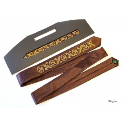Embroidered tie unisex "Jadan"