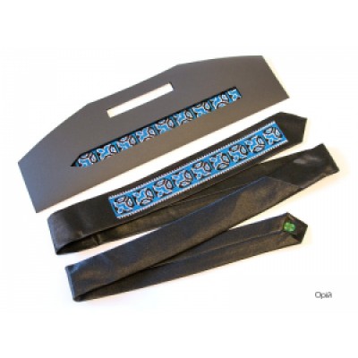 Embroidered tie unisex "Oriy"