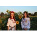 Embroidered blouse "Midnight Lily"