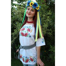 Embroidered blouse "Flower Tunic"