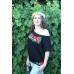 Embroidered t-shirt "Flower Tunic"