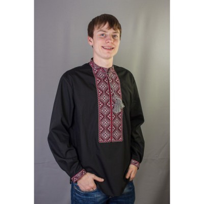 Embroidered shirt "White&Red"