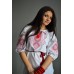Embroidered  blouse "Petals of Tulip"