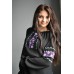 Embroidered  blouse "Fantastic Roses Purple"