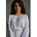 Embroidered  blouse "Fantastic Roses Lavander"