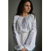 Embroidered  blouse "Fantastic Roses Lavander"