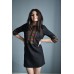Embroidered dress "Grapes"