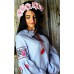 Embroidered blouse "Bohemian Roses"